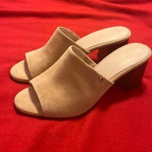 Tan Suede Cole Haan Mule